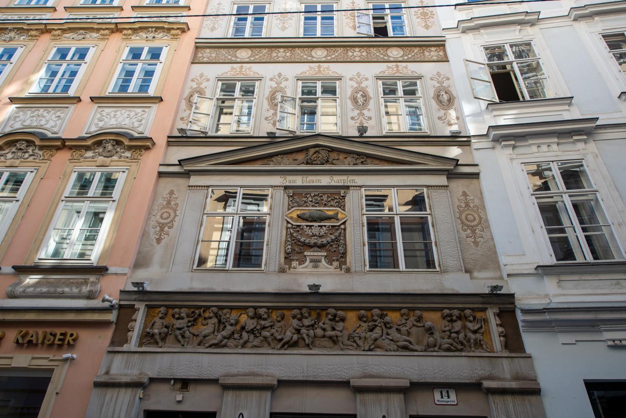 Zum Blauen Karpfen Viena Exterior foto