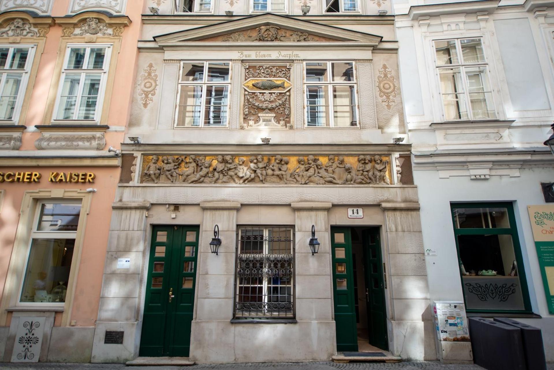 Zum Blauen Karpfen Viena Exterior foto