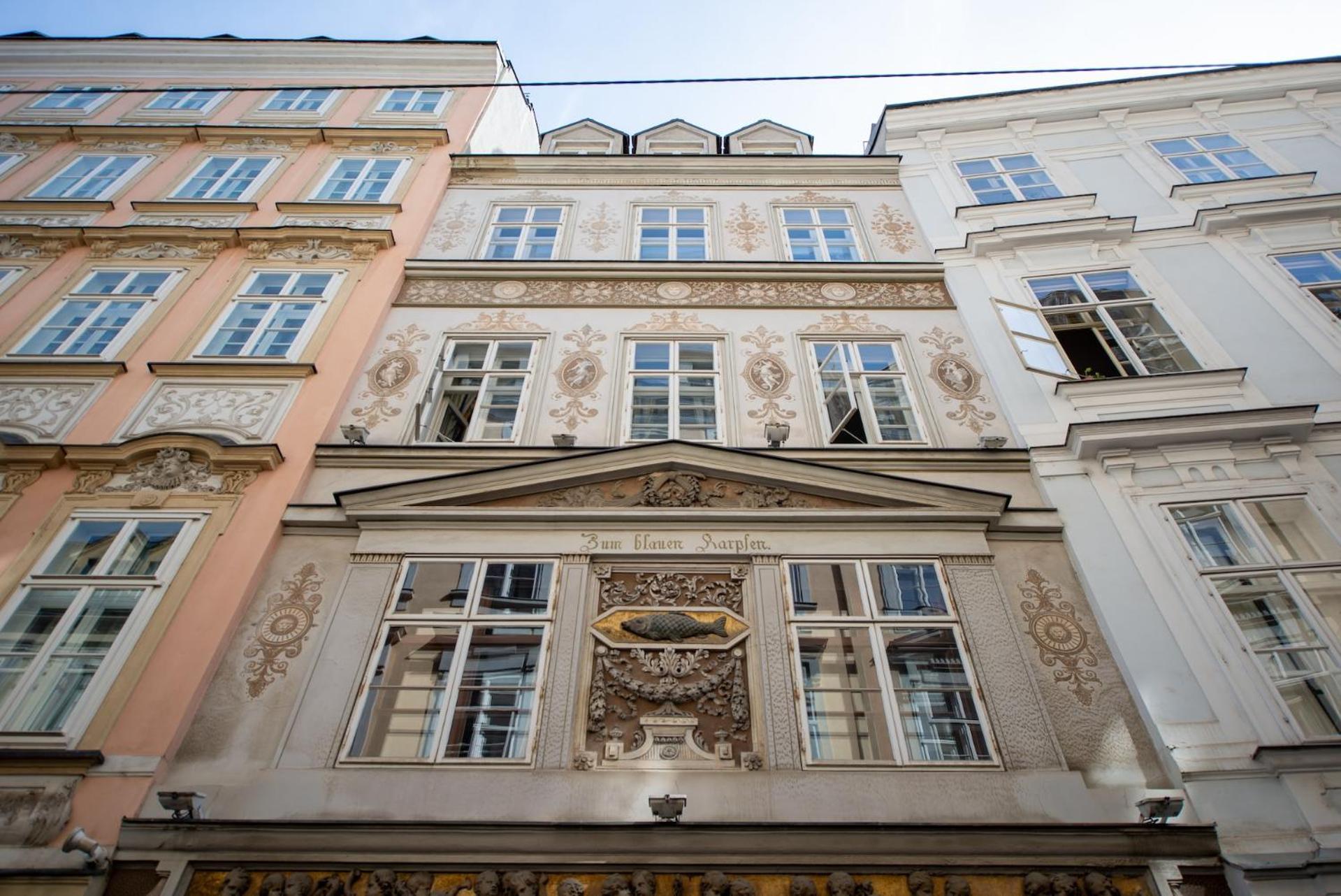 Zum Blauen Karpfen Viena Exterior foto